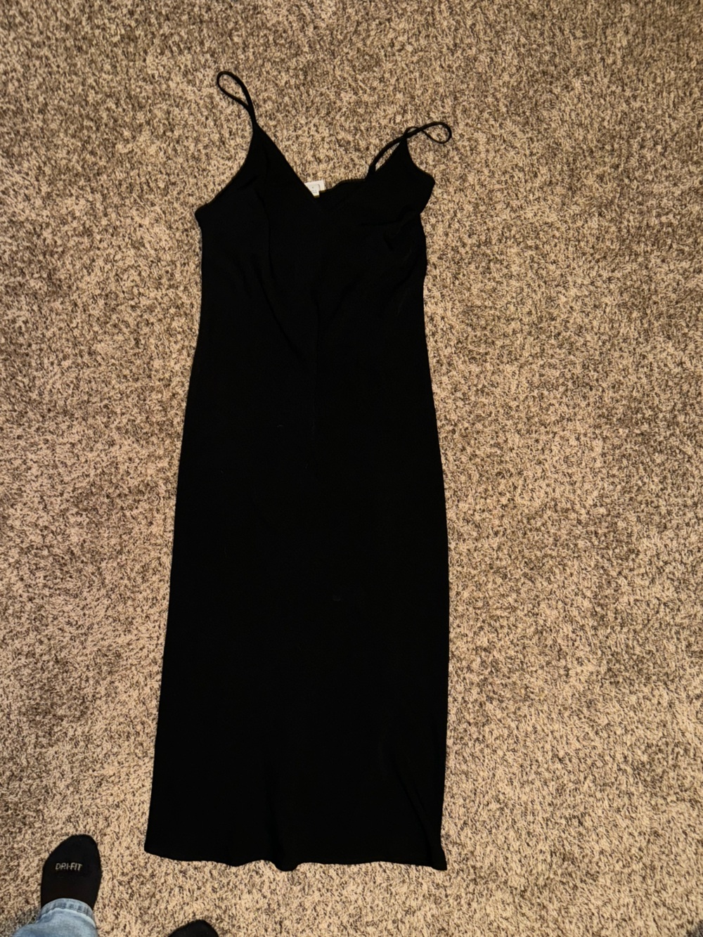 a new day Black Maxi shift Dress
